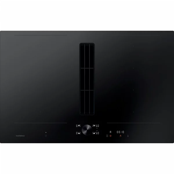 Gaggenau CV282101 200 series 80cm Black Flex Induction Cooktop with Integrated Ventilation System
