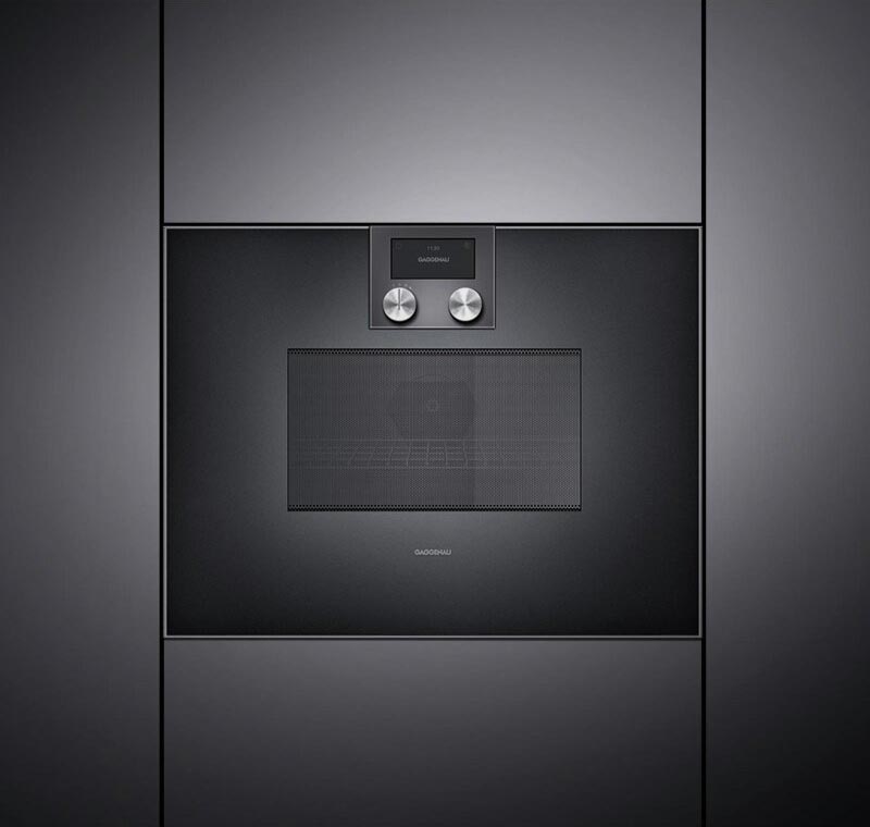 Gaggenau bm450100, 400 series, built-in compact oven with microwave