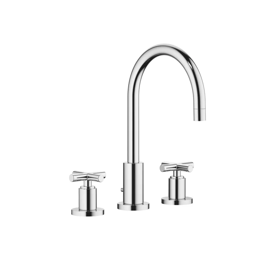 Dornbracht 2013892 TARA Three-hole basin mixer with pop-up waste